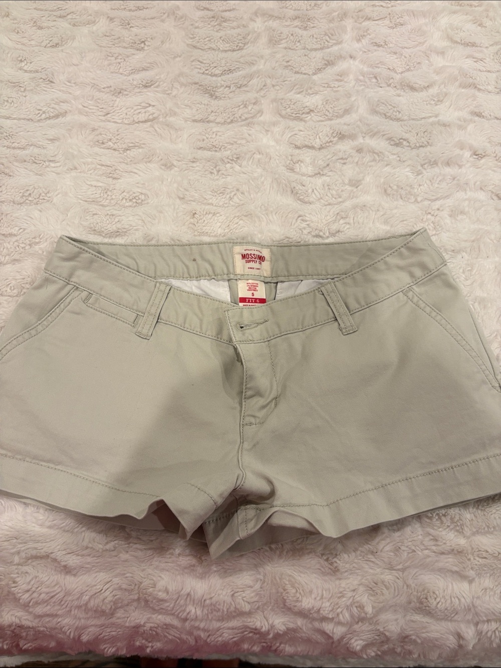Mossimo Supply Co. Women's Beige Chino Bermuda Shorts